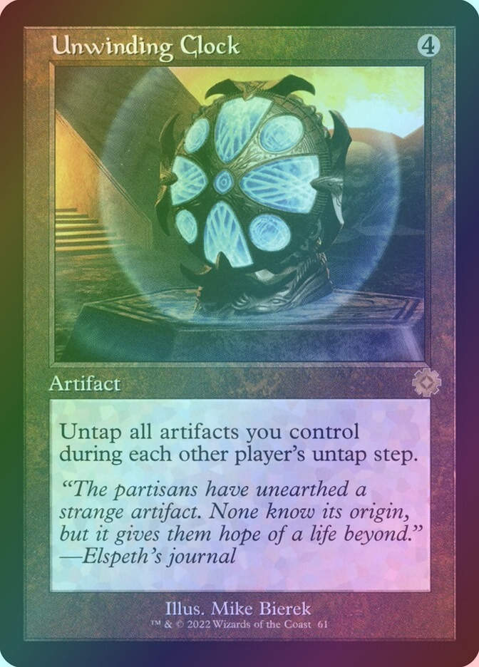 Unwinding Clock (BRR) (61) / Foil