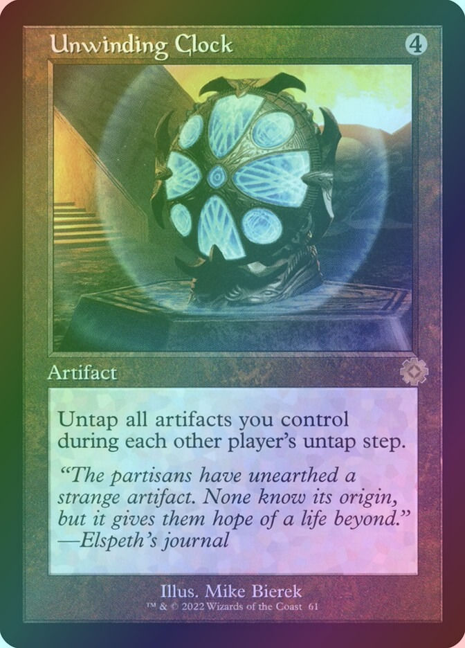 Unwinding Clock (BRR) (61) / Foil