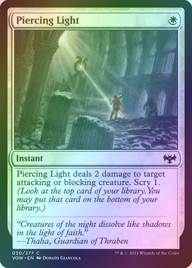 Piercing Light (VOW) (30) / Foil