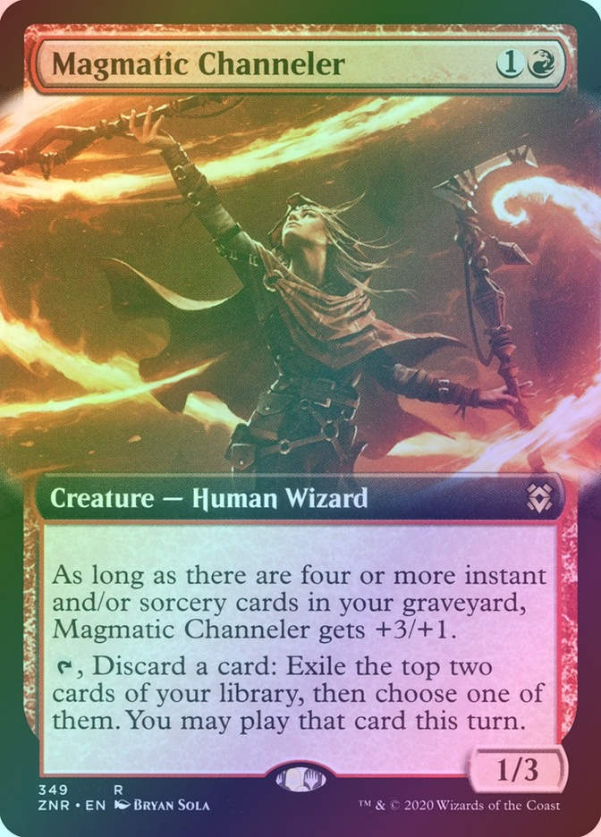 Magmatic Channeler (ZNR) (349) / Extended Art / Foil