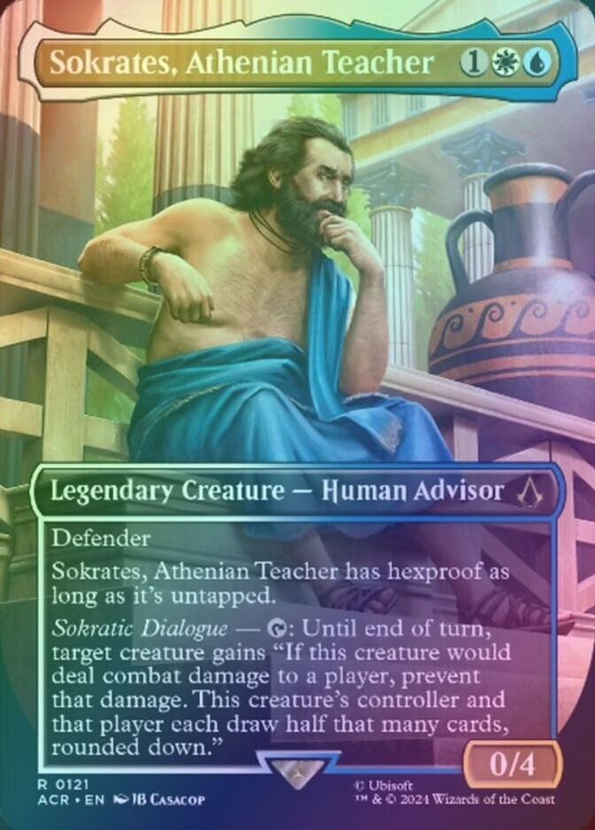 Sokrates, Athenian Teacher (ACR) (121) / Borderless / Foil