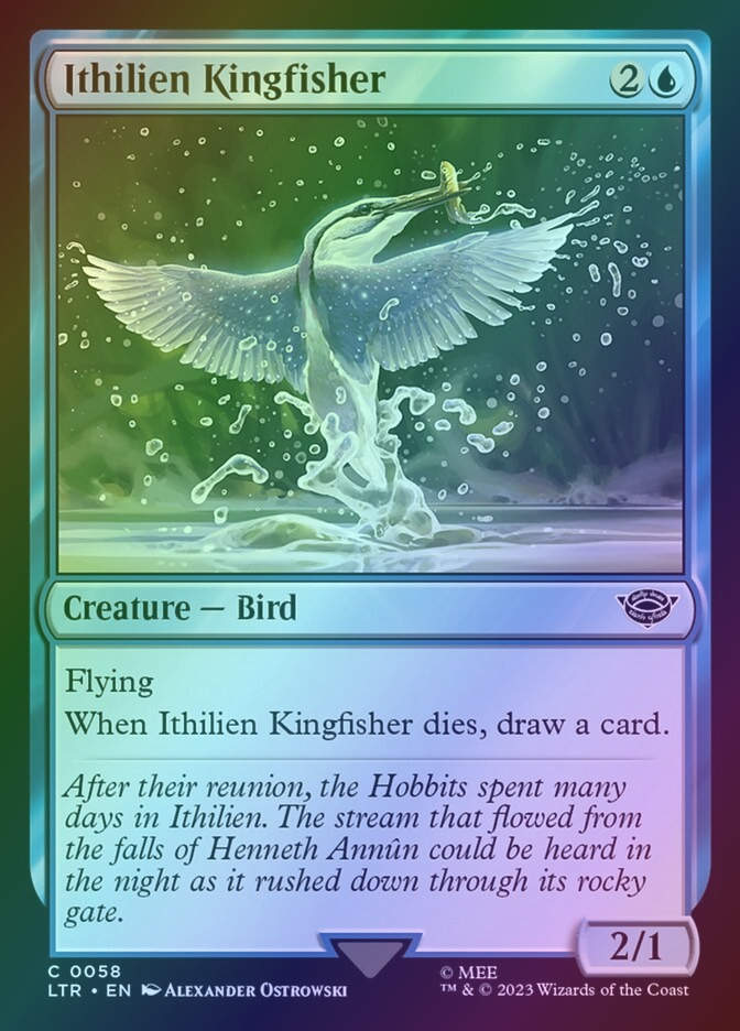 Ithilien Kingfisher (LTR) (58) / Foil