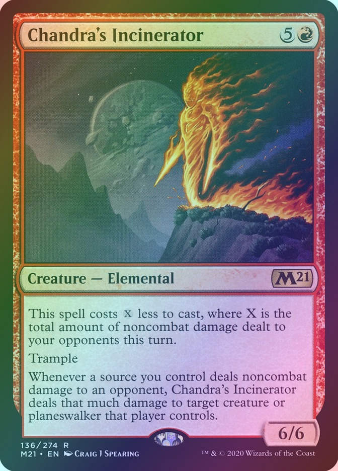 Chandra's Incinerator (M21) (136) / Foil