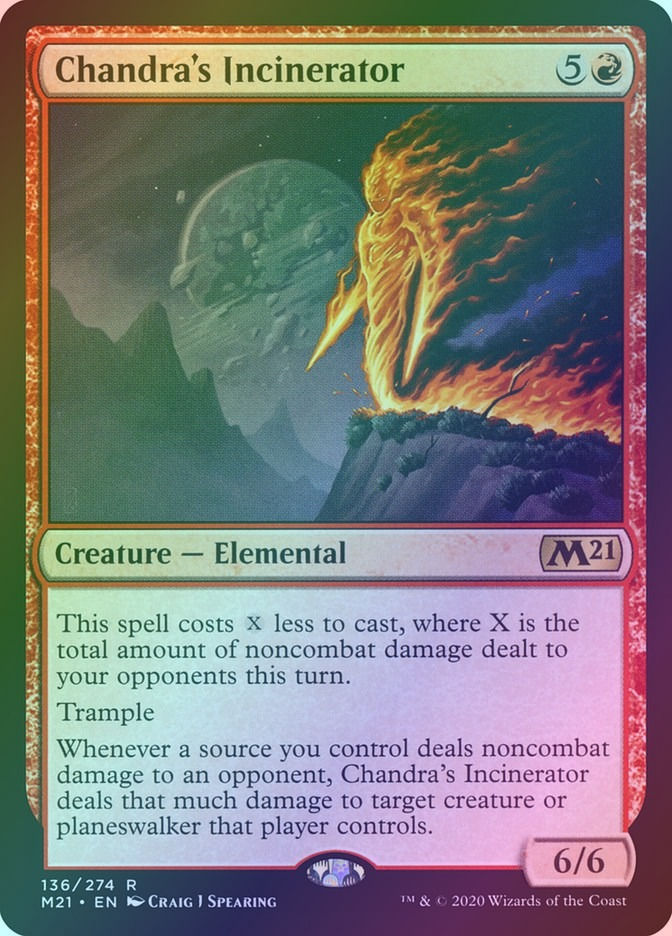 Chandra's Incinerator (M21) (136) / Foil