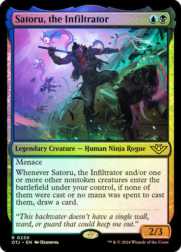 Satoru, the Infiltrator (otj) (230) / Foil
