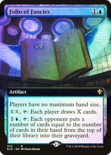 Folio of Fancies (ELD) (343) / Extended Art / Foil