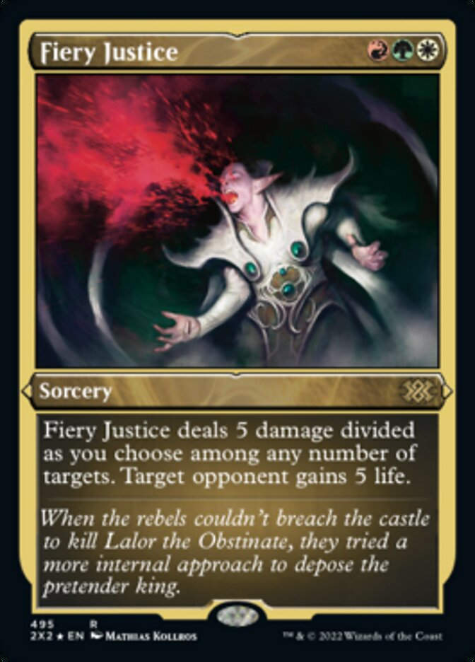 Fiery Justice (2X2) / Etched Foil