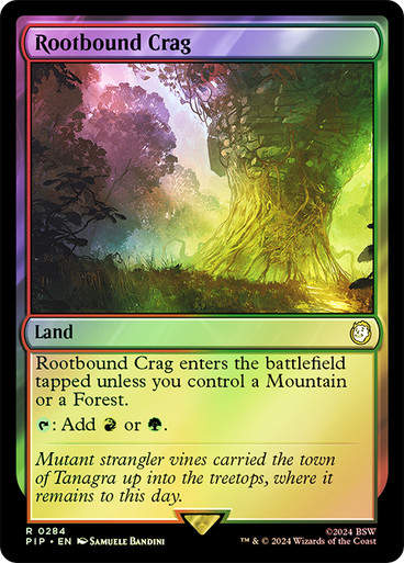 Rootbound Crag (pip) (284) / Foil