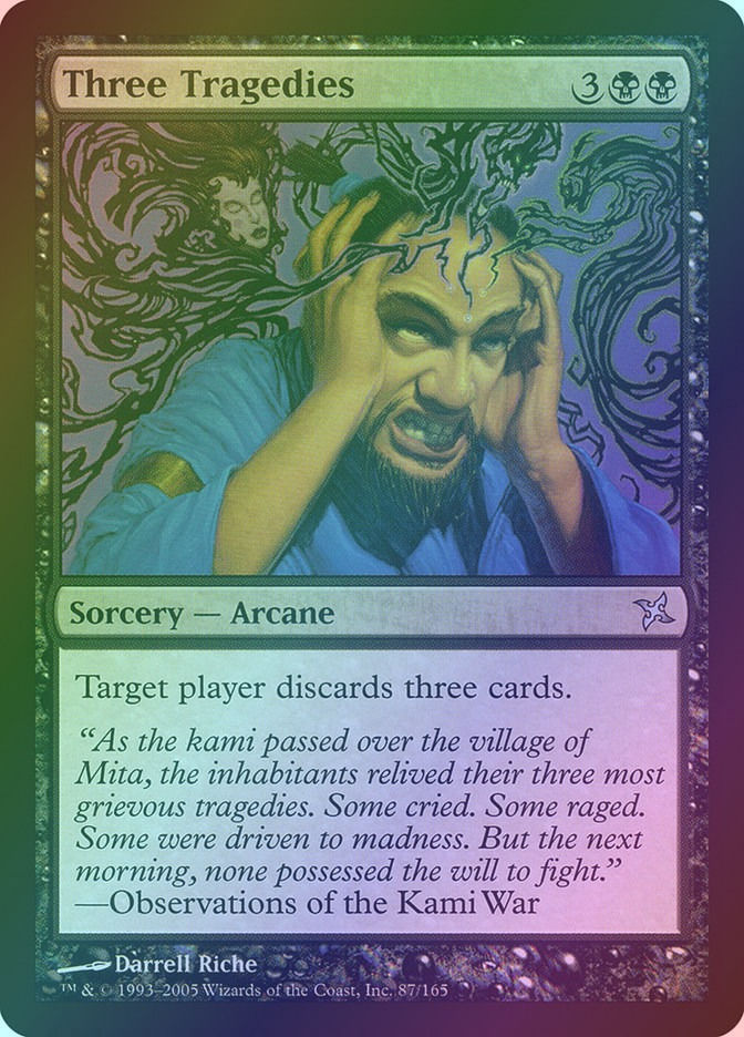 Three Tragedies (BOK) (87) / Foil