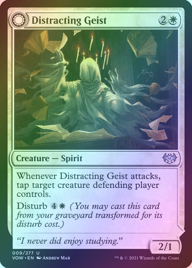 Distracting Geist // Clever Distraction (VOW) (9) / Foil