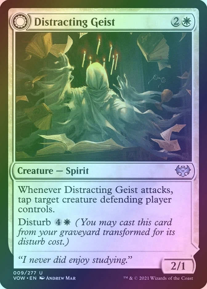 Distracting Geist // Clever Distraction (VOW) (9) / Foil — cara 1 de 2