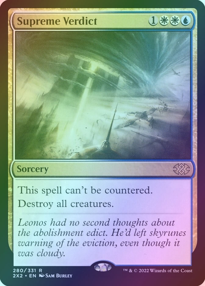 Supreme Verdict (2X2) (280) / Foil