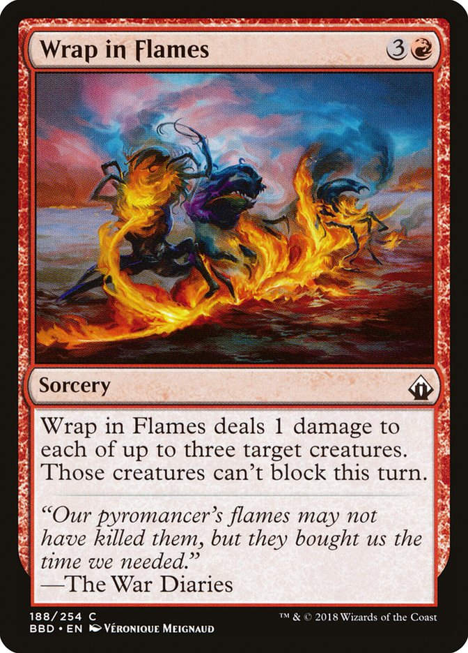 Wrap in Flames (BBD) (188) / Foil