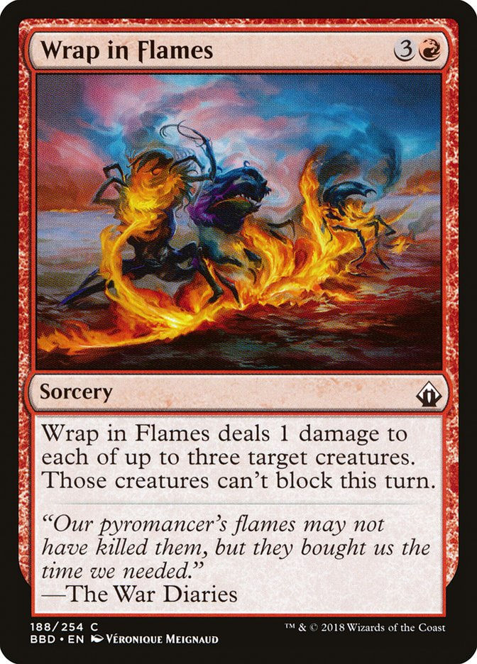 Wrap in Flames (BBD) (188) / Foil