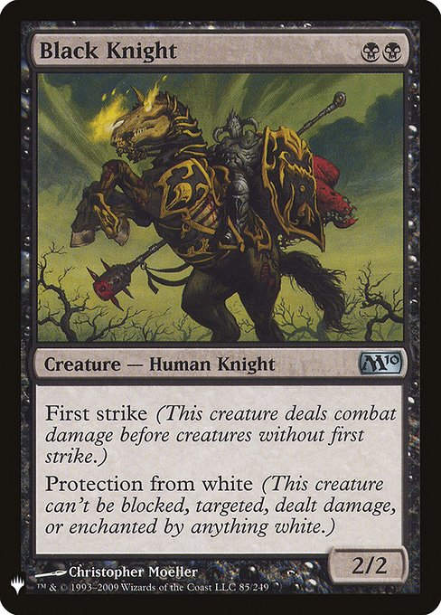 Black Knight (PLST) (M10-85)