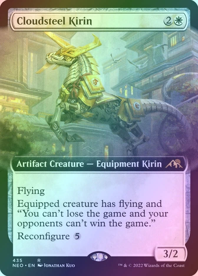 Cloudsteel Kirin (NEO) (435) / Extended Art / Foil