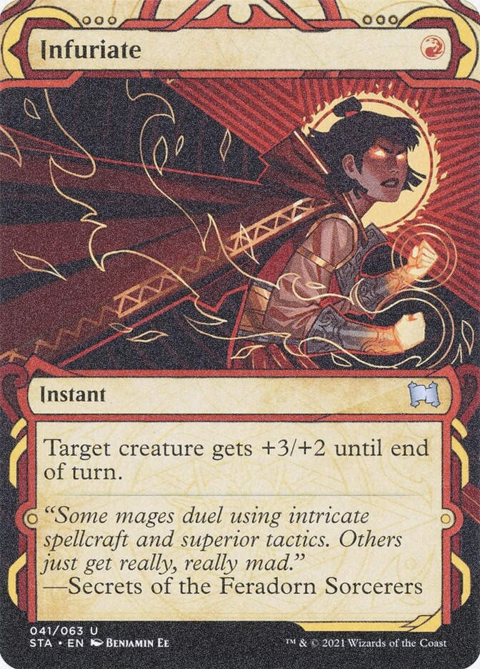 Infuriate (STA) (41) / Borderless / Showcase / Foil Etched