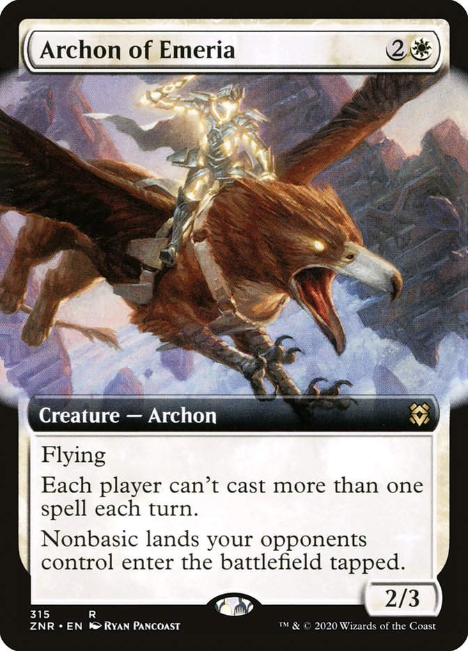 Archon of Emeria (ZNR) (315) / Extended Art
