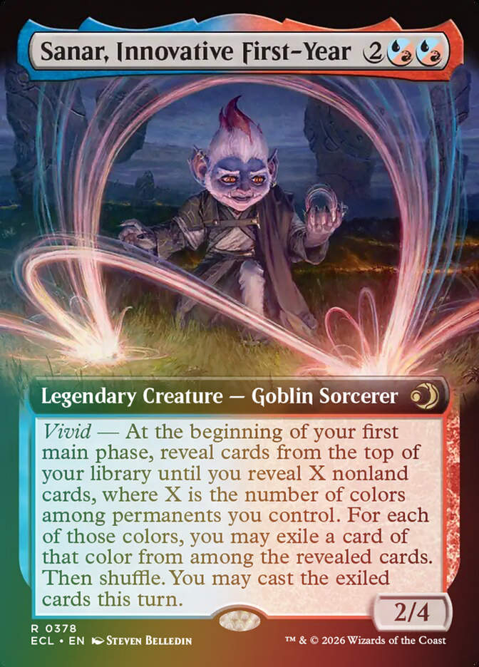 Sanar, Innovative First-Year (ECL) (378) / Extended Art / Foil
