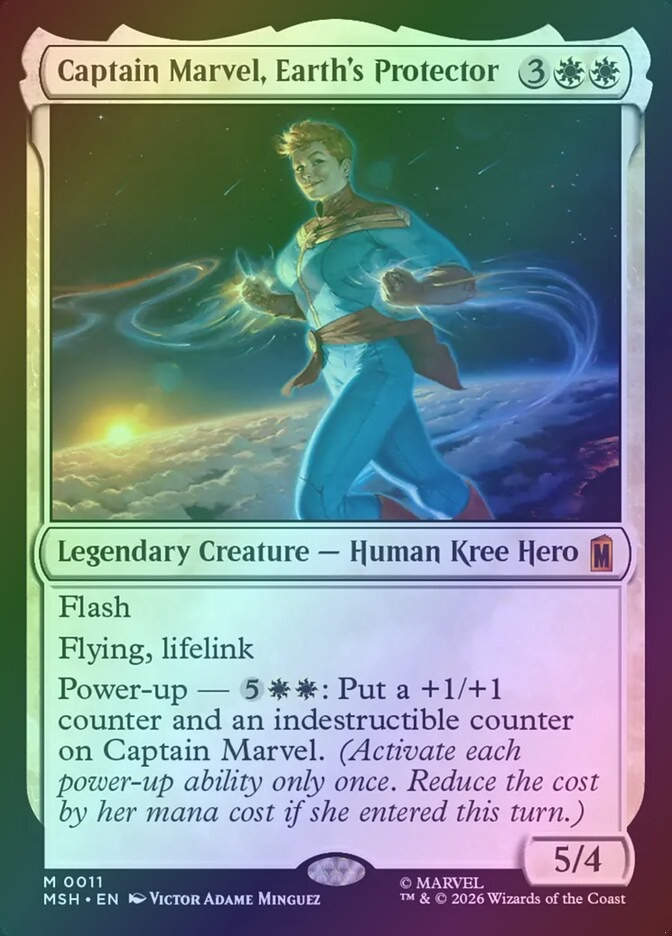 Captain Marvel, Earth's Protector (MSH) (11) / Foil
