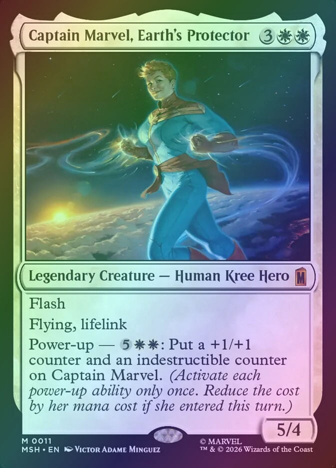 Captain Marvel, Earth's Protector (MSH) (11) / Foil