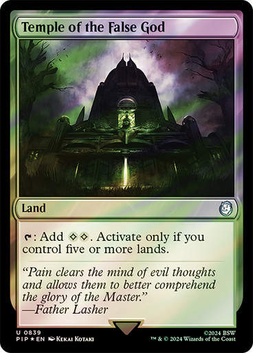 Temple of the False God (pip) (839) / Surge Foil