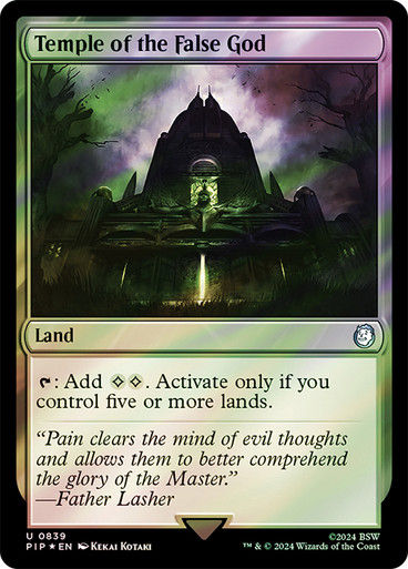Temple of the False God (pip) (839) / Surge Foil
