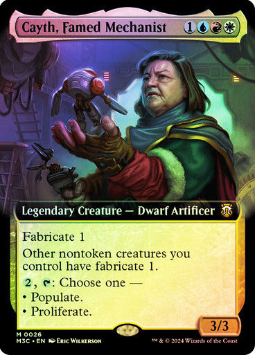 Cayth, Famed Mechanist (m3c) (26) / Extended Art Foil