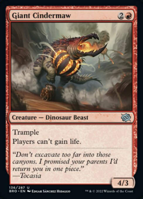 Giant Cindermaw (BRO)