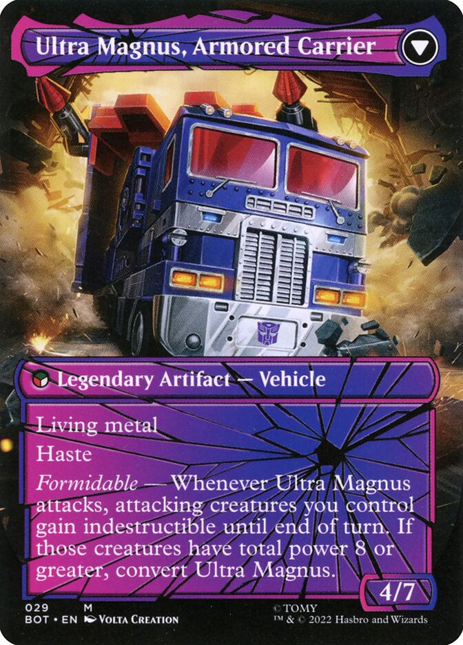 Ultra Magnus, Tactician // Ultra Magnus, Armored Carrier (BOT) (29) — cara 2 de 2