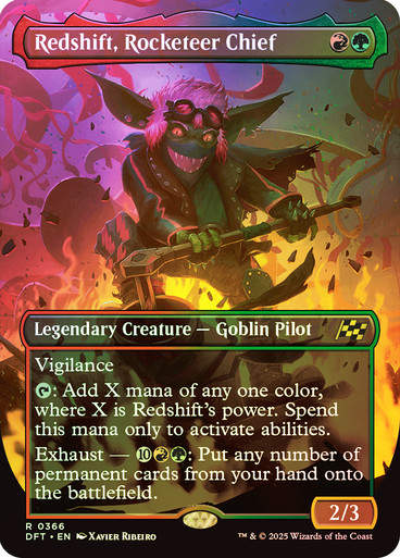 Redshift, Rocketeer Chief (DFT) (366) / Foil / Borderless