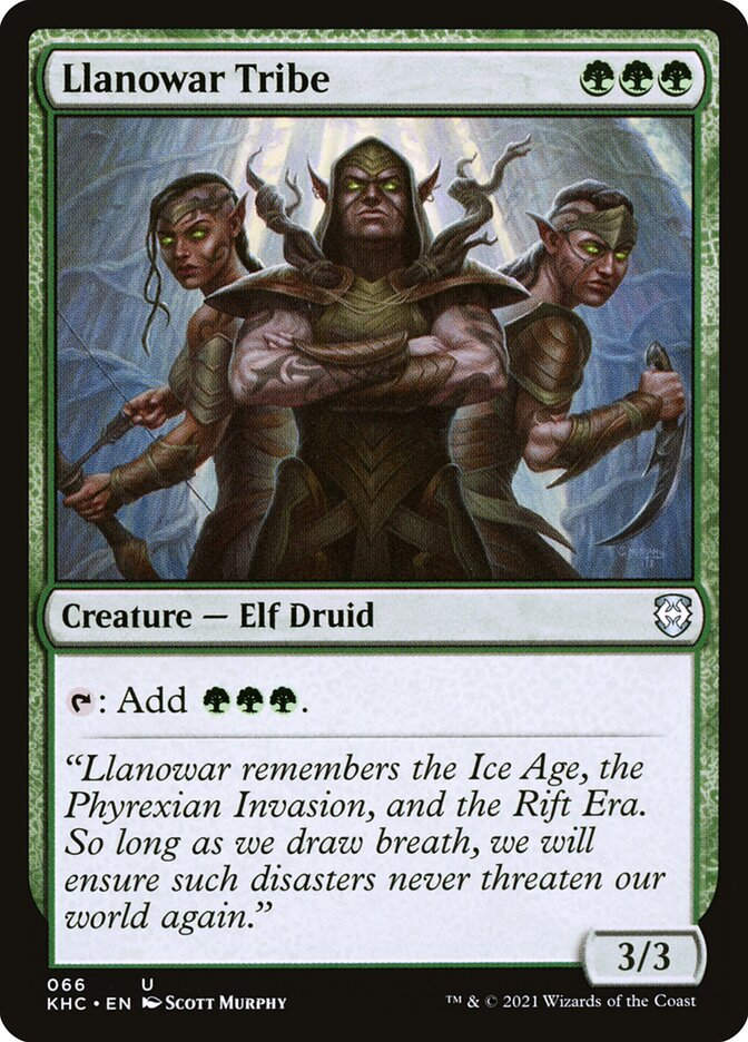 Llanowar Tribe (KHC) (66)