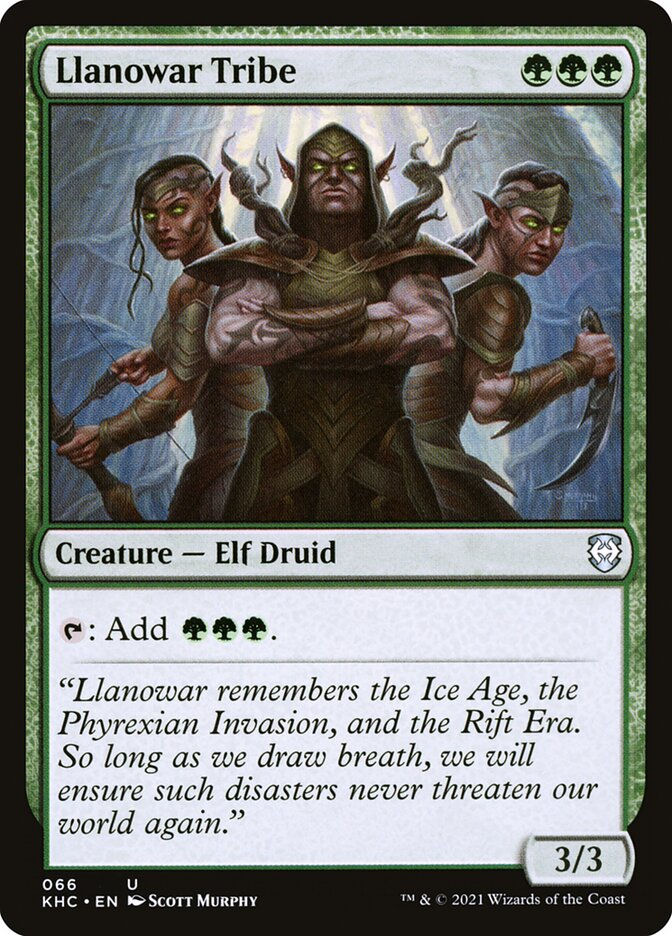 Llanowar Tribe (KHC) (66)