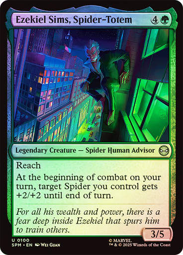 Ezekiel Sims, Spider-Totem (SPM) (100) / Foil