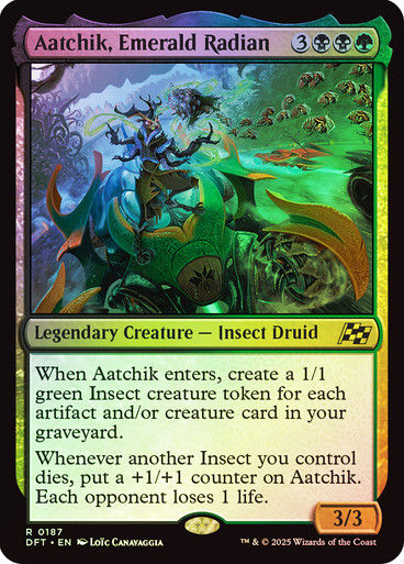 Aatchik, Emerald Radian (DFT) (187) / Foil