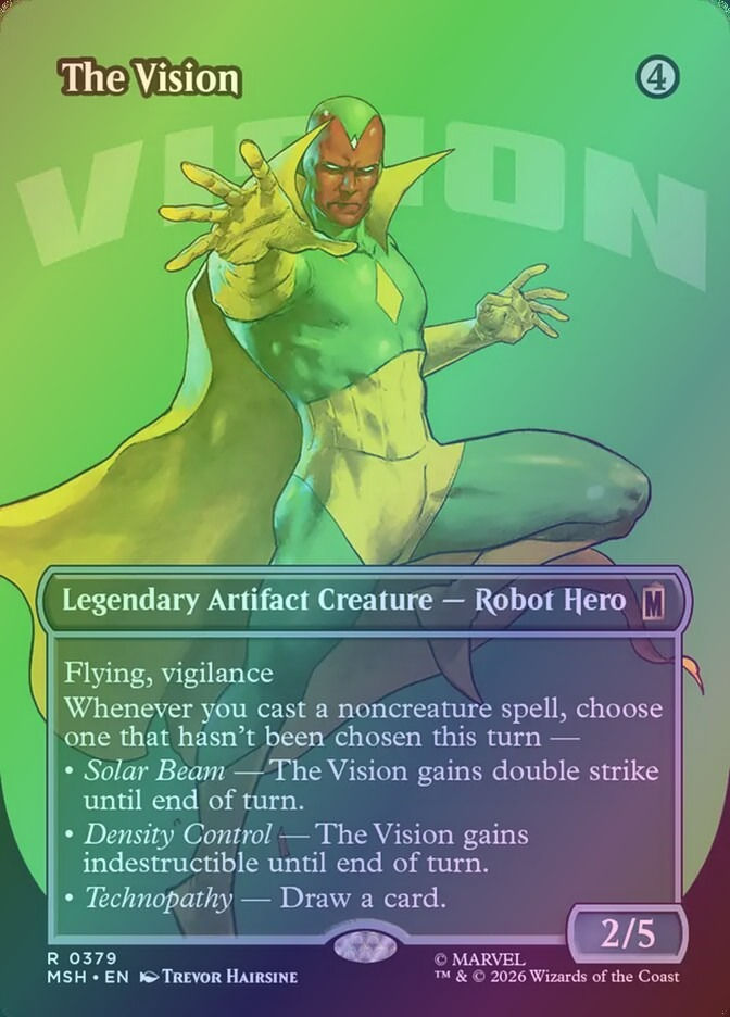 The Vision (MSH) (379) / Borderless / Foil
