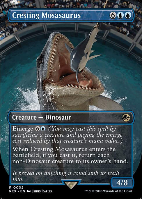 Cresting Mosasaurus (rex)