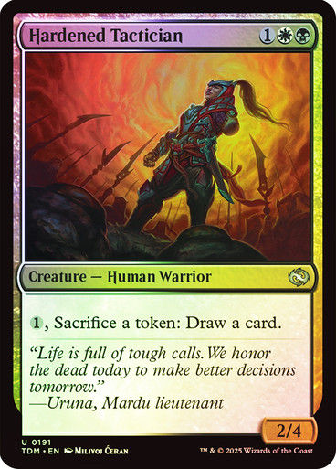 Hardened Tactician (TDM) (191) / Foil