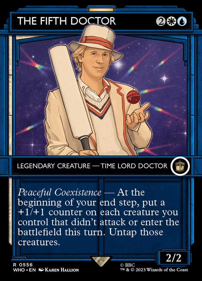 The Fifth Doctor (WHO) (556) / Borderless / Showcase
