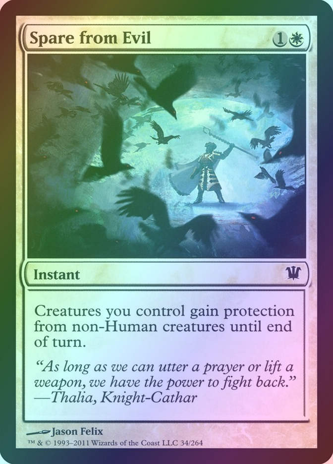 Spare from Evil (ISD) (34) / Foil
