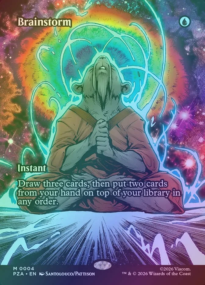 Brainstorm (PZA) (4) / Borderless / Foil