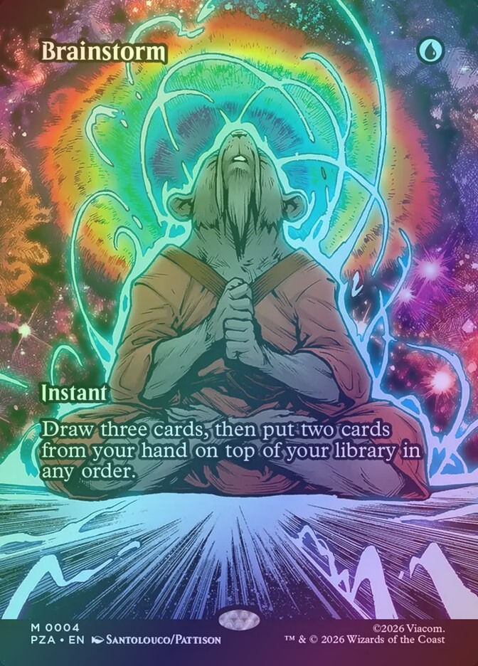 Brainstorm (PZA) (4) / Borderless / Foil