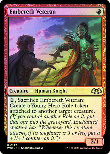 Embereth Veteran (woe) / Foil