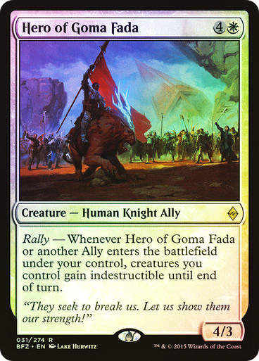 Hero of Goma Fada (BFZ) (31) / Foil