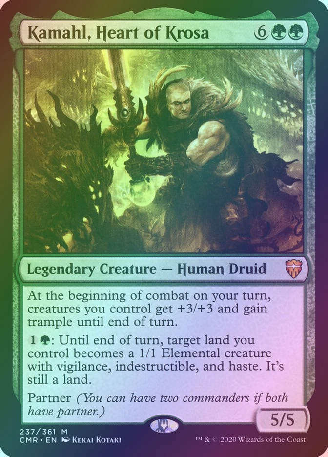 Kamahl, Heart of Krosa (CMR) (237) / Foil