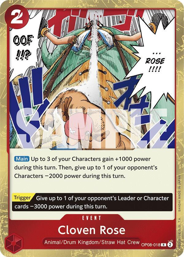 Cloven Rose (OP08-018) / Foil