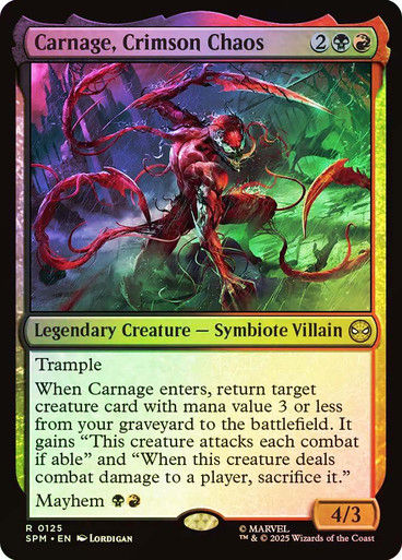 Carnage, Crimson Chaos (SPM) (125) / Foil