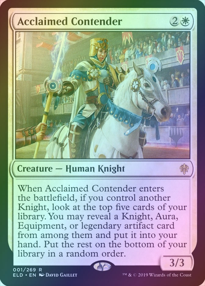 Acclaimed Contender (PELD) (1p) / Foil