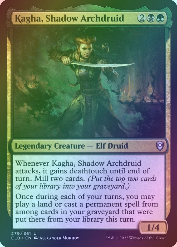Kagha, Shadow Archdruid (CLB) (279) / Foil