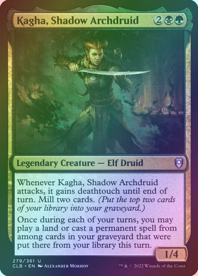 Kagha, Shadow Archdruid (CLB) (279) / Foil